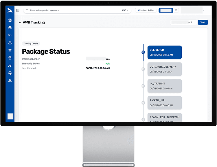 Shipment Dispatch & Live Tracking